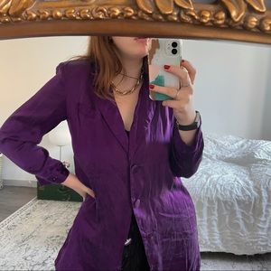 Stunning True Vintage Purple Lounge top / Blouse